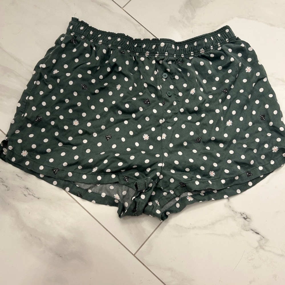 Victoria's Secret Pink Gray Polka Dot Shorts